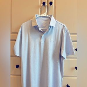 Rhoback Striped Polo Golf Shirt “The Crispy” New Without Tag.  Size Medium